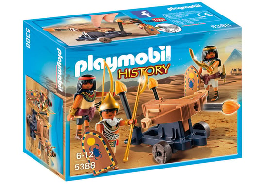 Playmobil History, klocki Egipcjanie z wyrzutnią, 5388 Playmobil