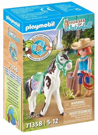 Playmobil Horse Of Waterfall 71358  Ellie I Sawdust Ćwiczące Western Riding Playmobil