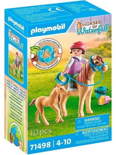 Playmobil Horse Of Waterfall 71498 Dziecko Z Kucykiem I Źrebakiem Playmobil