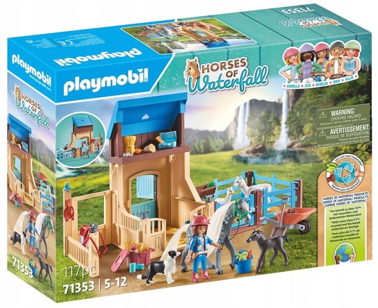 Playmobil Horse of Waterfall - Amelia i Whisper z boksem stajennym, 71353 Playmobil
