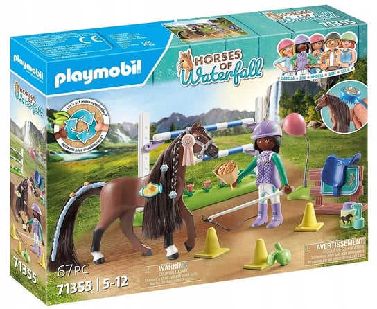 Playmobil Horses of Waterfall 71355 Zoe i Blaze z przeszkodami Przeszkody Playmobil