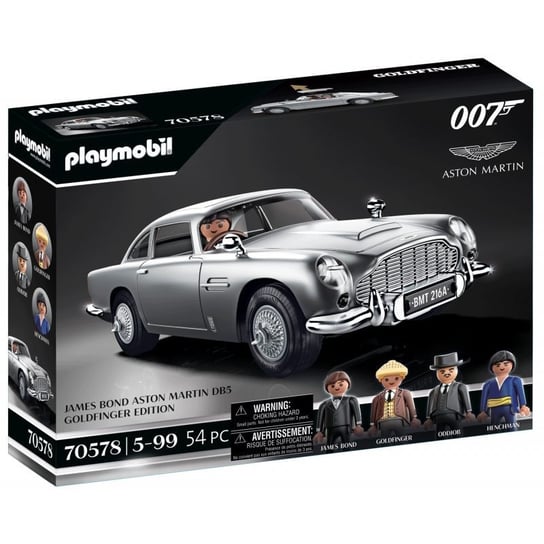PLAYMOBIL, James Bond Aston Martin DB5 - Goldfinger Edition, 70578 Playmobil