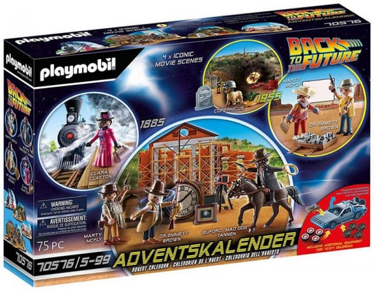 Playmobil, Kalendarz adwentowy, Back to the Future, 70576 Playmobil