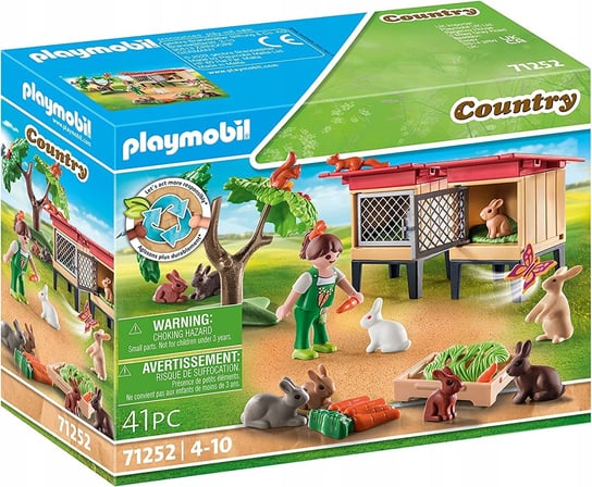 PLAYMOBIL, Klatki z królikami, 71252 Playmobil
