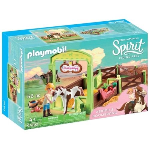 Playmobil, klocki Boks stajenny Abigail i Bumerang , 9480 Playmobil