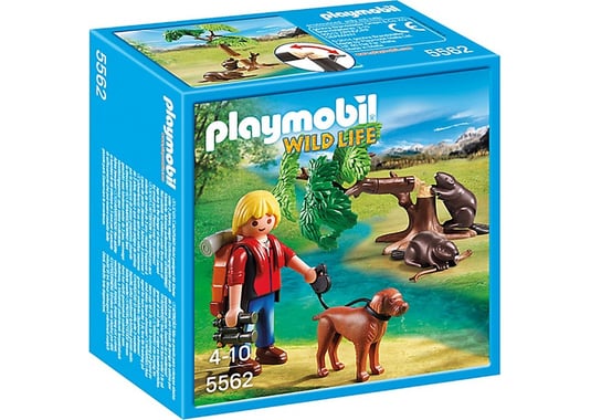 Playmobil, klocki Drzewo z bobrami i przyrodnikiem, 5562 Playmobil