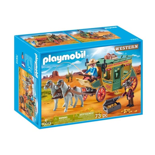 Playmobil, klocki Dyliżans z Dzikiego Zachodu, 70013 Playmobil