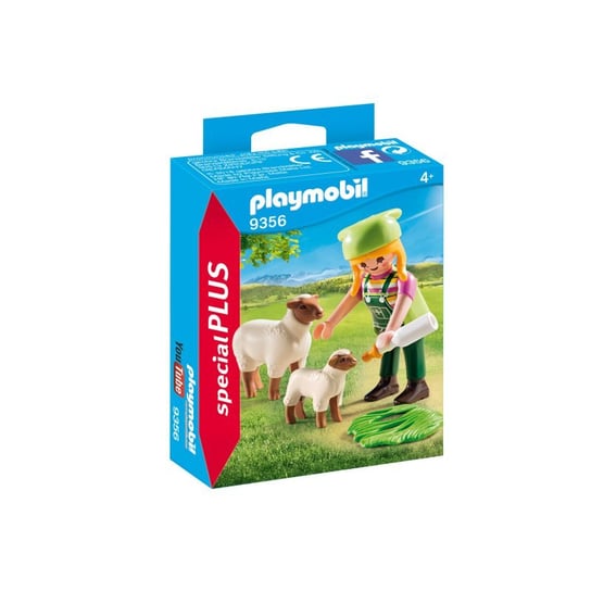 Playmobil, klocki Farmerka z owieczkami, 9356 Playmobil