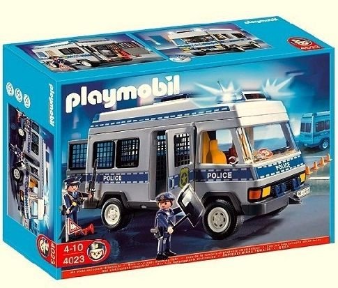 Playmobil, klocki Furgonetka policyjna, 4023 Playmobil