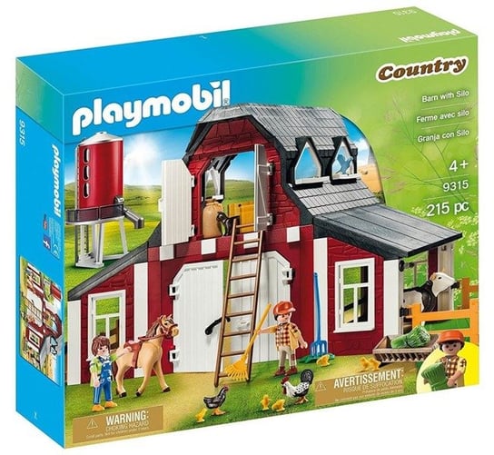 Playmobil, klocki Gospodarstwo rolne z silosem, 9315 Playmobil