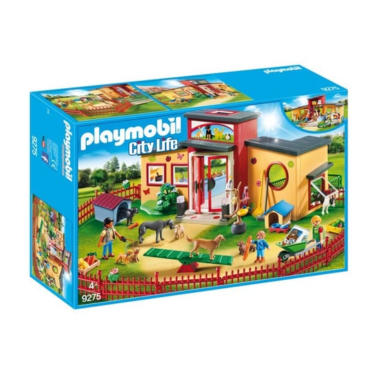 Playmobil, klocki Hotel dla zwierząt Łapka, 9275 Playmobil