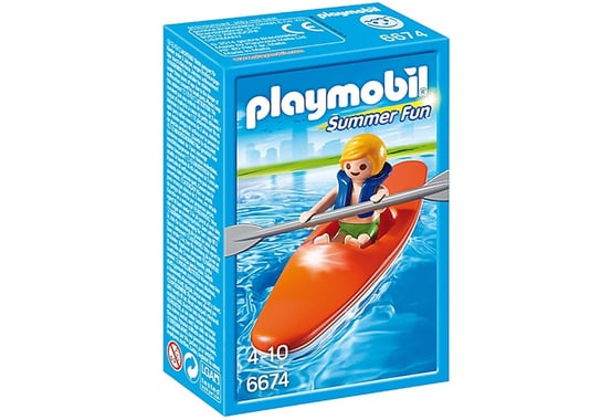 Playmobil, klocki Kajak dla dzieci, 6674 Playmobil