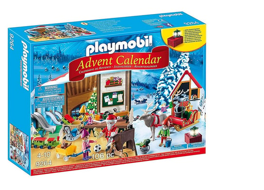 Playmobil, klocki Kalendarz adwentowy Pracownia Swietego Mikolaja, 9264 Playmobil