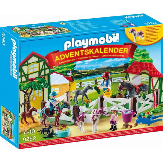 Playmobil, klocki Kalendarz adwentowy Stadnina koni, 9262 Playmobil