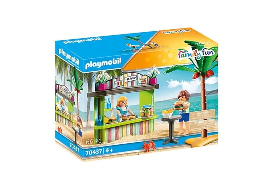 Playmobil, klocki konstrukcyjne Family Fun Kiosk na Plaży, 70437 Playmobil