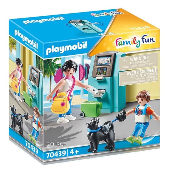 Playmobil, klocki konstrukcyjne Family Fun Turysta Przy Bankomacie, 70439 Playmobil