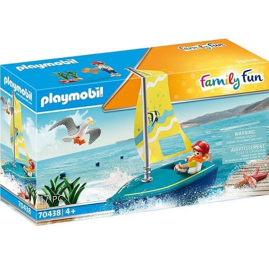 Playmobil, klocki konstrukcyjne Family Fun Żaglówka, 70438 Playmobil