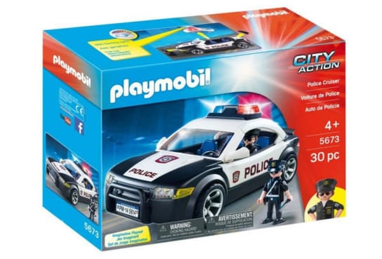 Playmobil, klocki konstrukcyjne Samochód policyjny, 5673 Playmobil