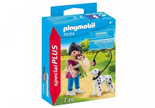 Playmobil, klocki Mama z dzieckiem i psem Playmobil