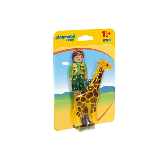 Playmobil, klocki Opiekun zwierząt z żyrafą, 9380 Playmobil