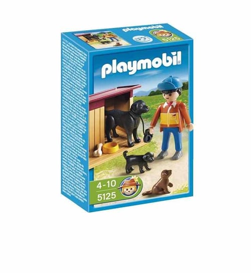 Playmobil, klocki Pies podwórkowy ze szczeniakami, 5125, klocki Playmobil