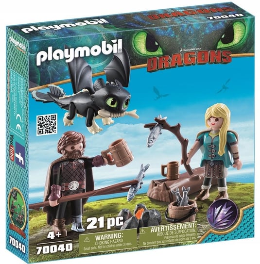 Playmobil, klocki Playset Czkawka i Astrid **, 70040 Playmobil