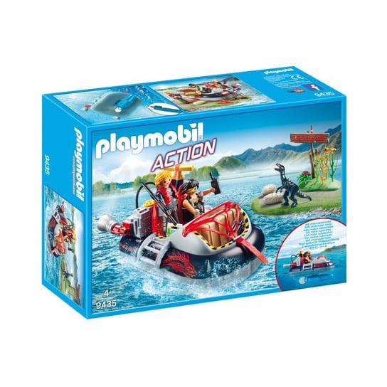Playmobil, klocki Poduszkowiec z silnikiem podwodnym, 9435 Playmobil