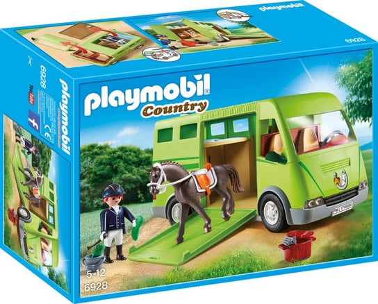 Playmobil, klocki Pojazd do przewozu koni, 6928 Playmobil