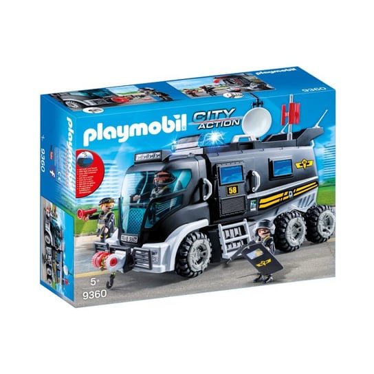 Playmobil, klocki Pojazd jednostki specjalnej ze światłem i dźwiękiem, 9360 Playmobil