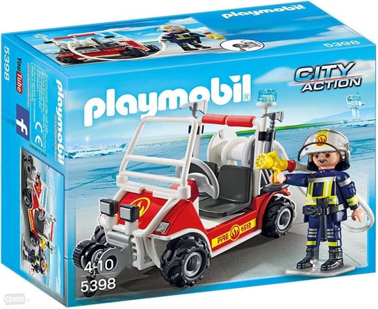 Playmobil, klocki Quad straży pożarnej, 5398 Playmobil