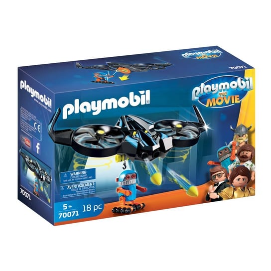 Playmobil, klocki Robotitron z dronem, 70071 Playmobil