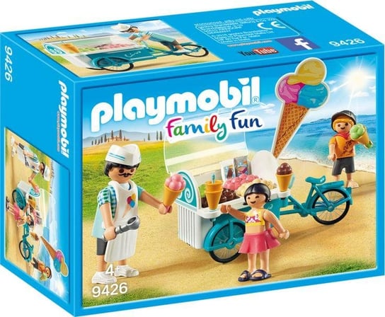 Playmobil, klocki Rower z wózkiem z lodami, 9426 Playmobil