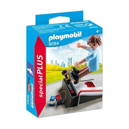 Playmobil, klocki Skater z rampa, 9094 Playmobil