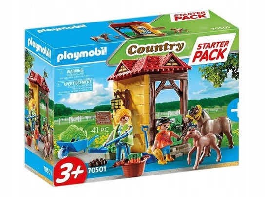 Playmobil, Klocki, Stadnina koni 70501 Starter pack, 41 elem. Playmobil