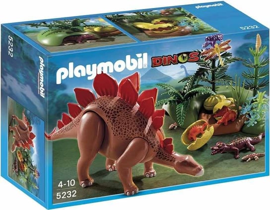 Playmobil, klocki Stegosaurus z gniazdem, 5232 Playmobil