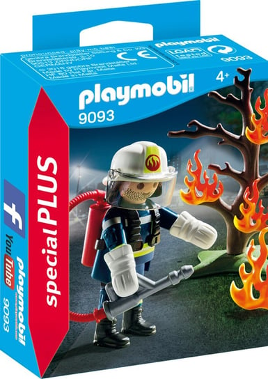 Playmobil, klocki Strażak z gasnica, 9093 Playmobil