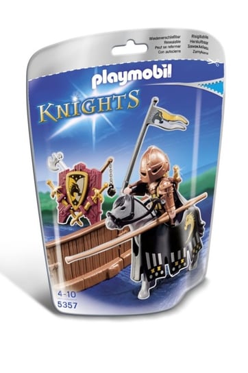 Playmobil Knights, klocki Rycerz turniejowy klanu Dzikich Koni, 5357 Playmobil