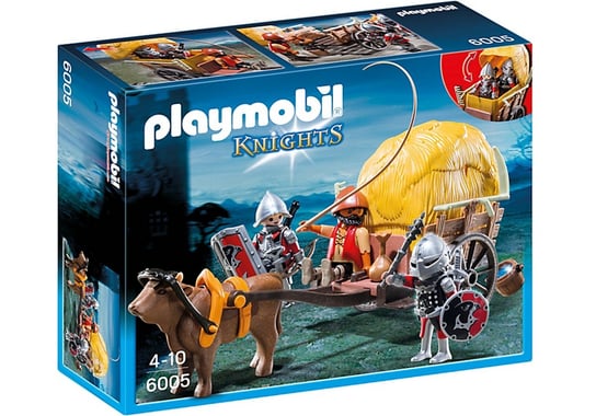 Playmobil Knights, klocki Zamaskowany powóz rycerzy herbu Sokoła, 6005 Playmobil