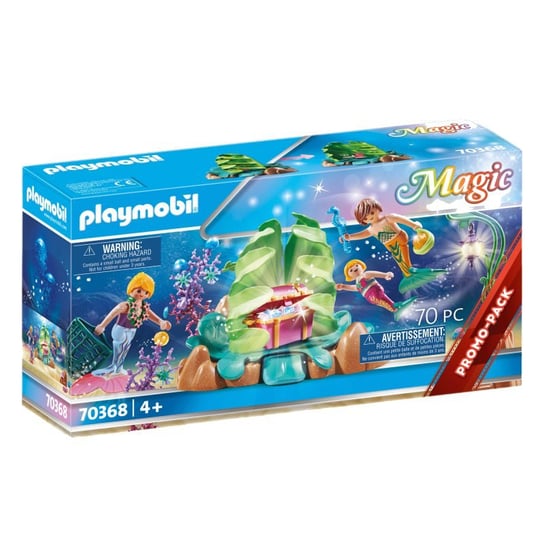 Playmobil, Koralowy Salon Syrenek 70368 4+ Playmobil Playmobil