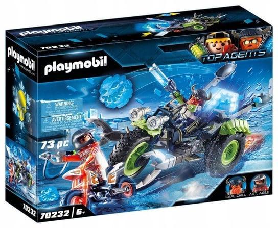 Playmobil, Lodowy trójkołowiec, Spy Team 70232 Playmobil