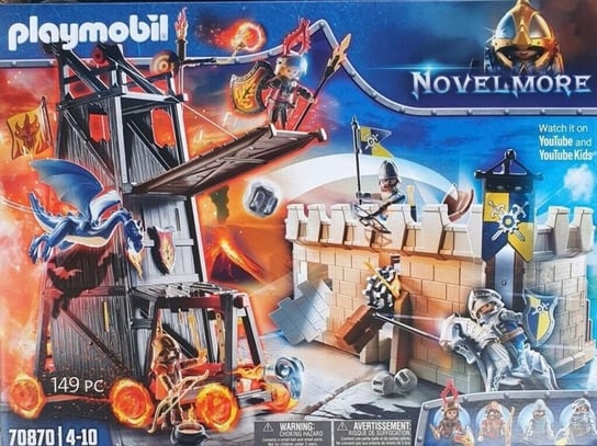 Playmobil Nevelmore 70870 Wieża Oblężnicza Klocki Figurki Inna marka