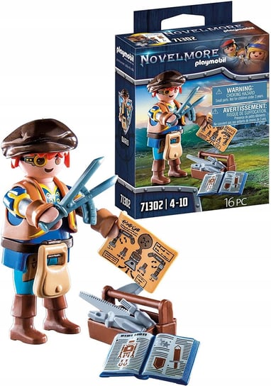 PLAYMOBIL, Novelmore - Dario z narzędziami, 71302 Playmobil