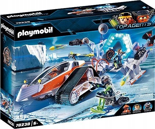 Playmobil, Pojazd gąsienicowy, 70230 Spy Team Playmobil