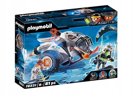 Playmobil, Pojazd śnieżny, Spy Team 70231 Playmobil
