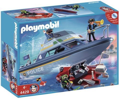 Playmobil Policja, klocki Police-Boot, 4429 Playmobil