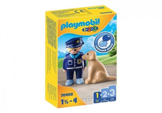 PLAYMOBIL, Policjant z psem, 70408 Playmobil