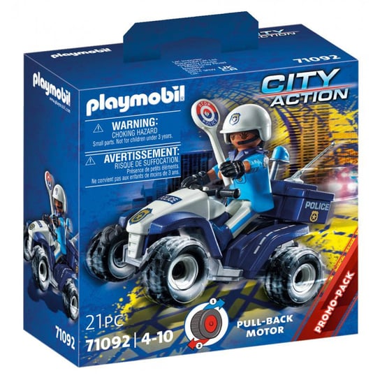 PLAYMOBIL, Policyjny Speed Quad, 71092 Playmobil