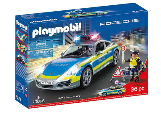 PLAYMOBIL, Porsche 911 Carrera 4S Policja, 70066 Playmobil