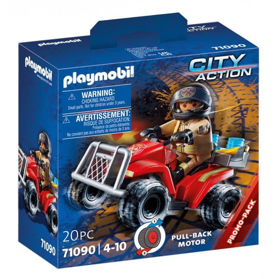 PLAYMOBIL, Pożarniczy Speed Quad, 71090 Playmobil