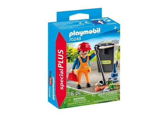 Playmobil, Pracownik Służb Komunalnych 70249 4+ Playmobil Playmobil